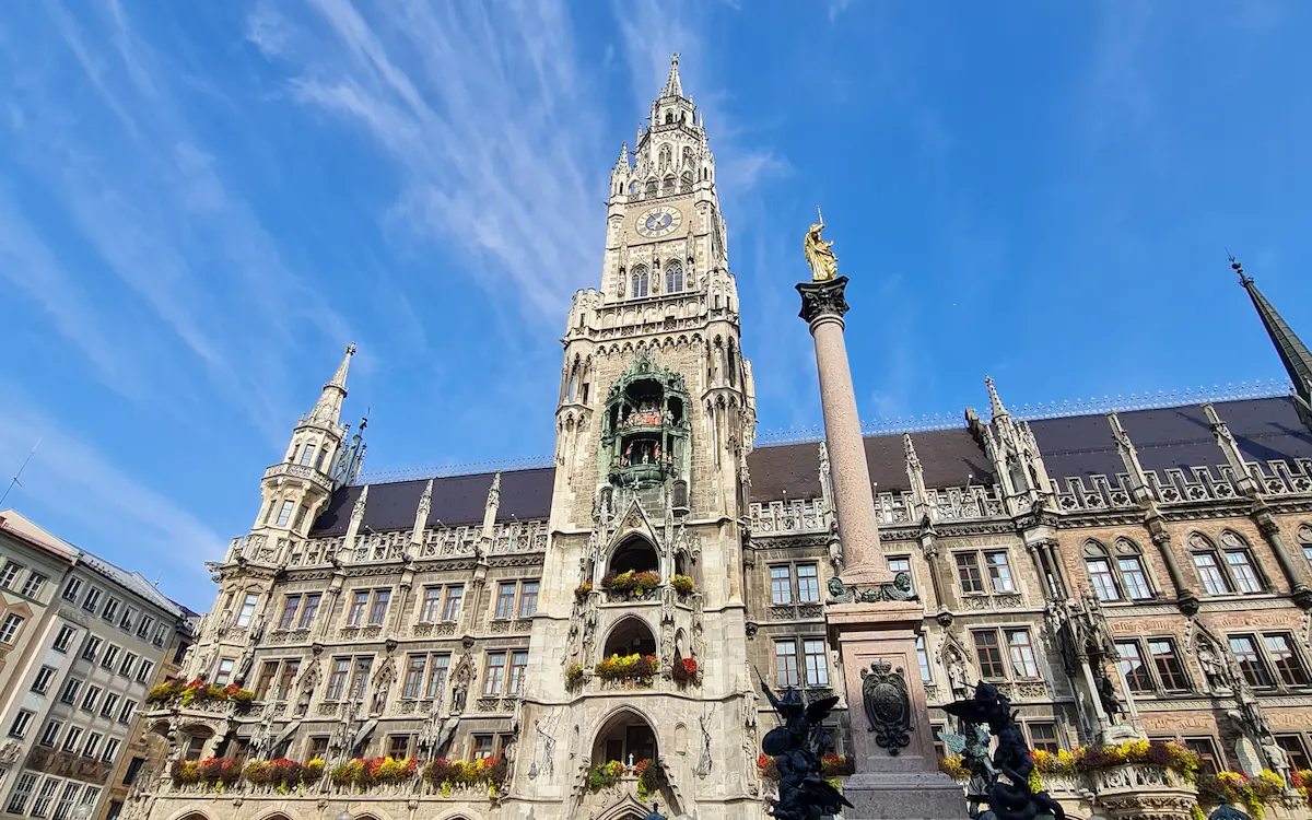 Neues Rathaus am Marienplatz in München