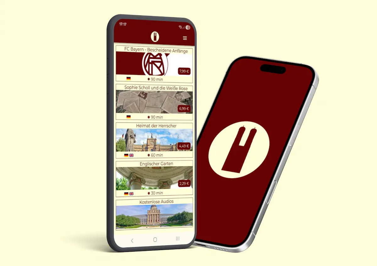 Sightseeing Munich App Mockup