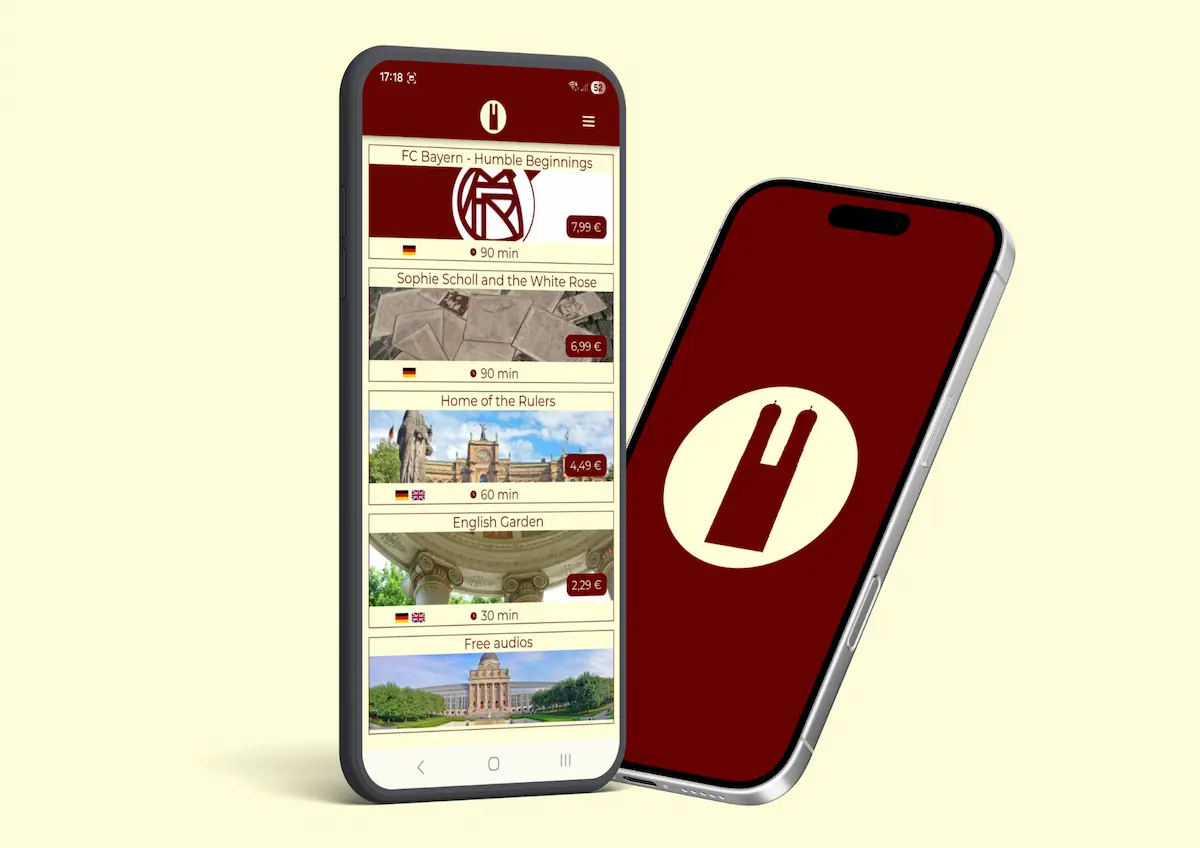 Sightseeing Munich App Mockup